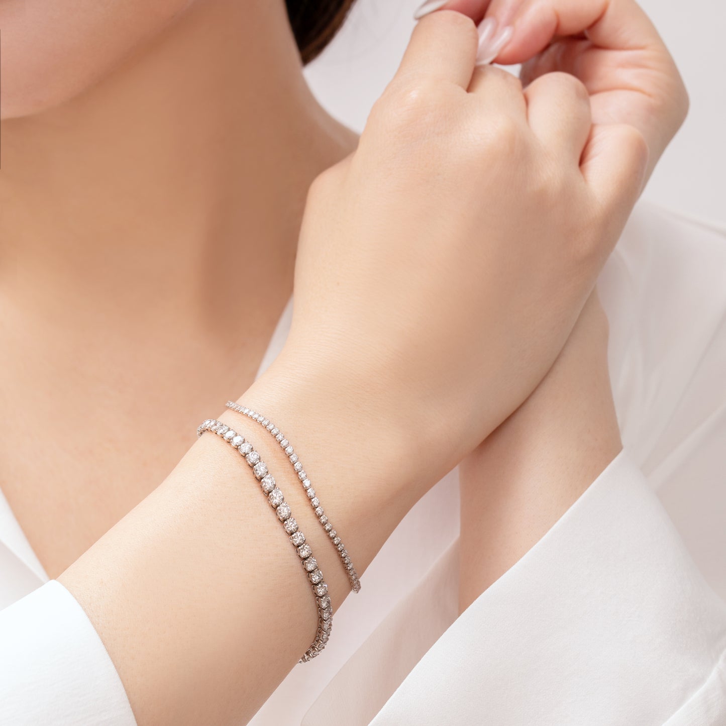 Light テニスブレスレット 2ct
