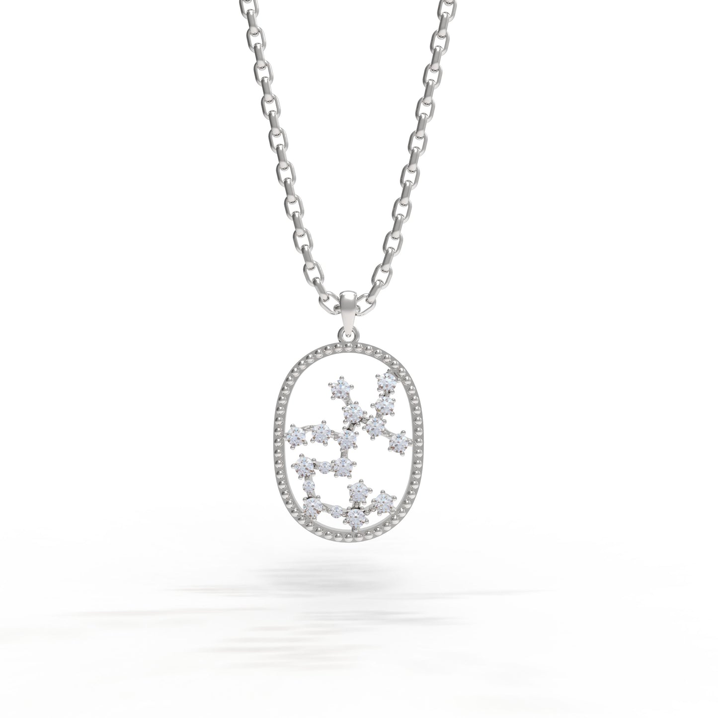 12星座コンステレーション ロングネックレス (0.1~0.31ct)