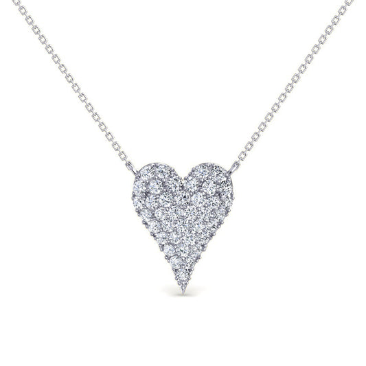 ハート ネックレス(0.36ct)