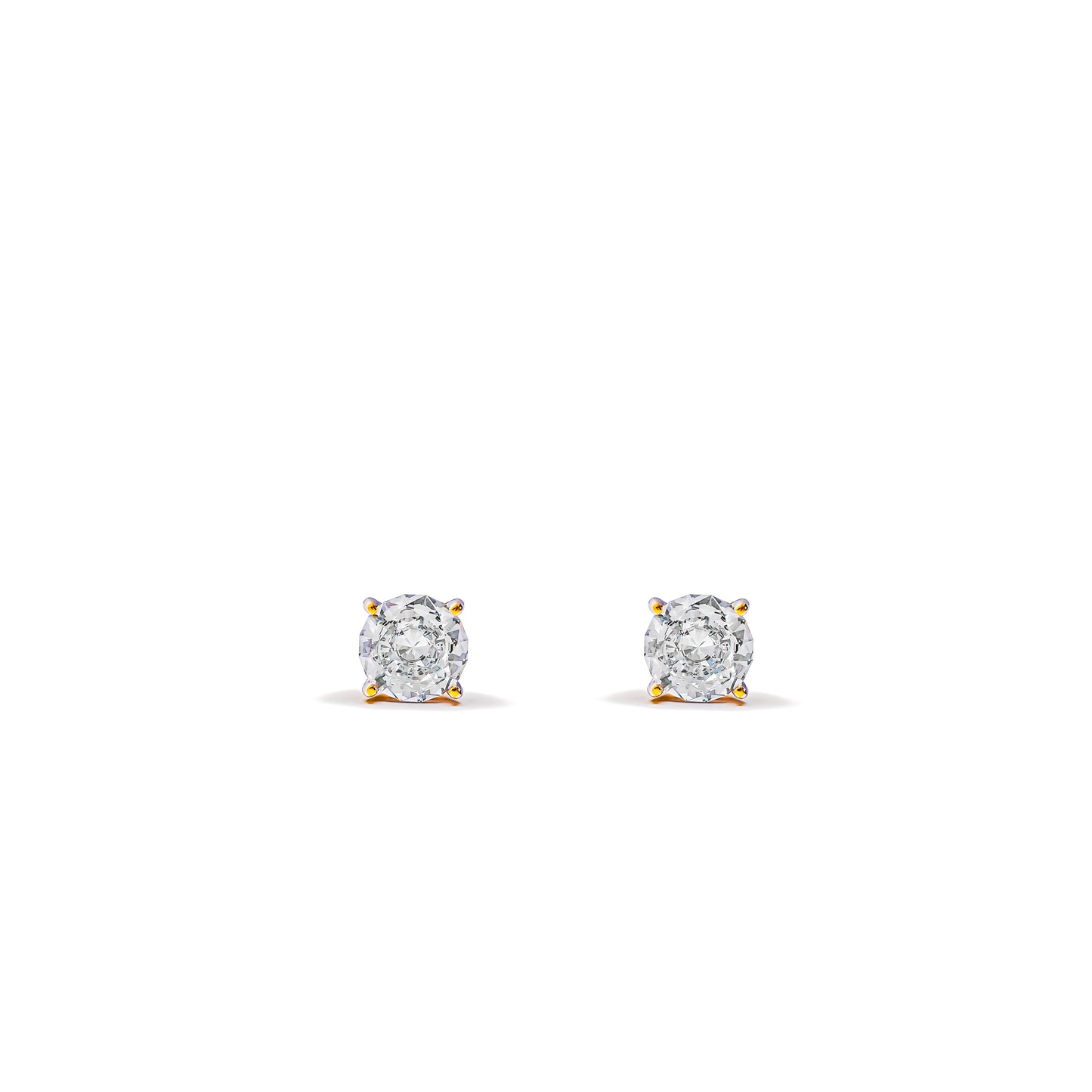 【即納可能】GIOIA 1ct+ 2wayラウンドHaloピアス ペア