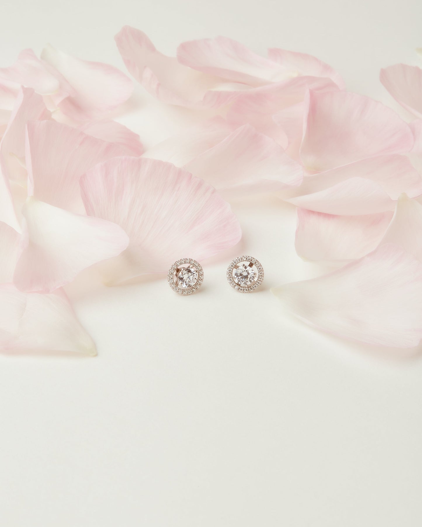 GIOIA 0.3ct+ 2wayラウンドHaloピアス
