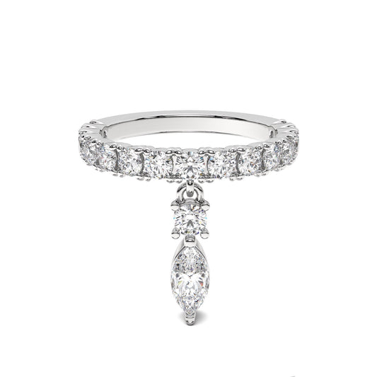 【即納可能】Wish Upon Pinky リング マーキス (0.46ct, 山脇道子氏コラボレーション製品)プラチナ5号