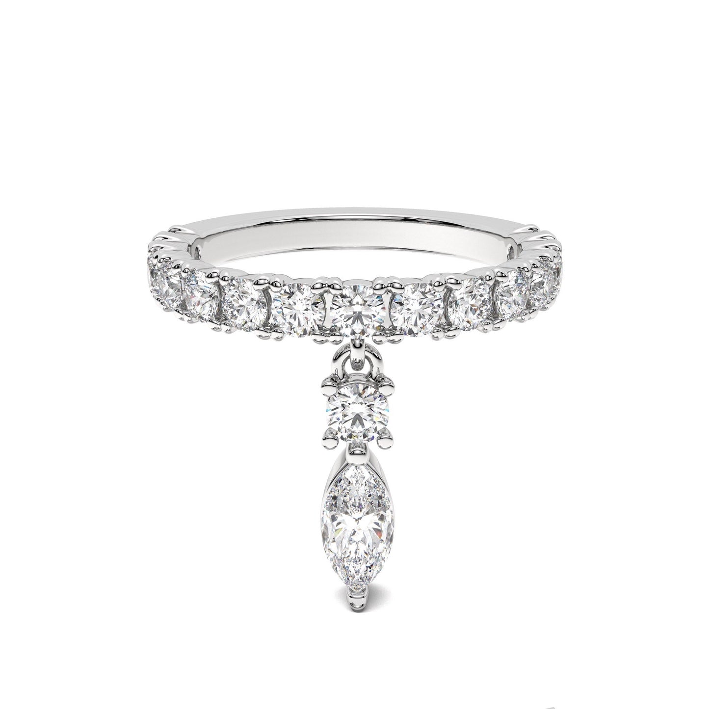 【即納可能】Wish Upon Pinky リング マーキス (0.46ct, 山脇道子氏コラボレーション製品)K18イエローゴールド6号