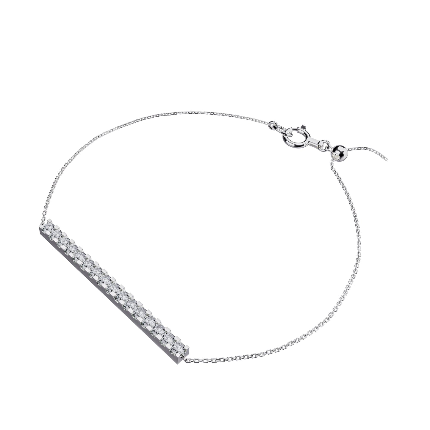 【即納可能】LINE ブレスレット (※0.3ct)