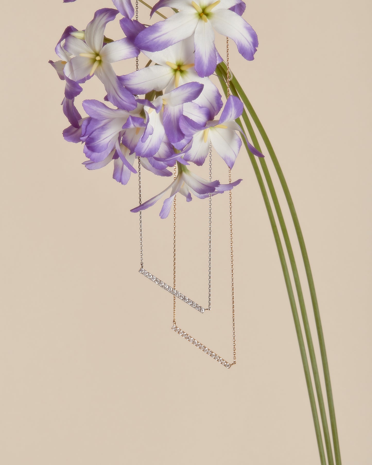 【即納可能】LINE ネックレス (0.3ct「Donation with AGIOIA」対象商品)
