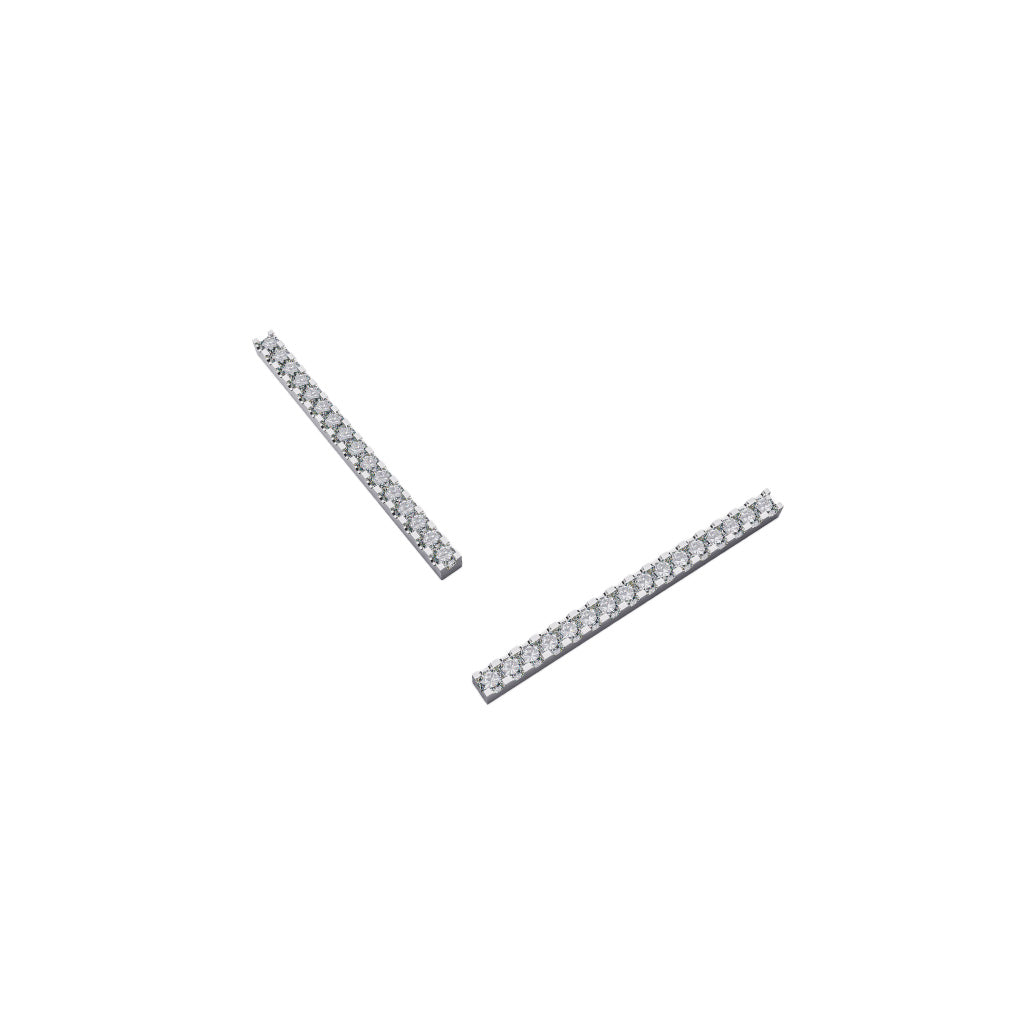 【即納可能】LINEピアス ペア 0.6ct「Donation with AGIOIA」対象商品
