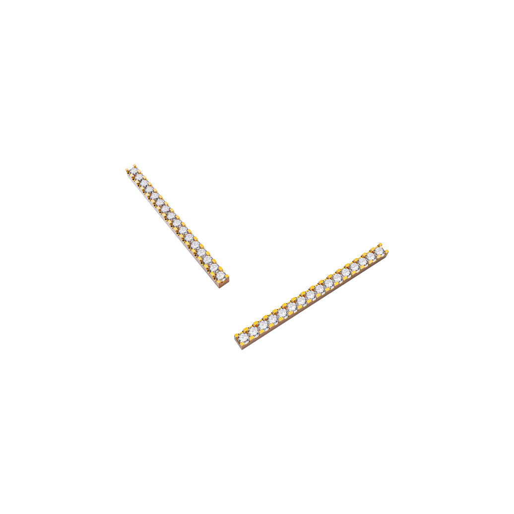 【即納可能】LINEピアス ペア 0.6ct「Donation with AGIOIA」対象商品