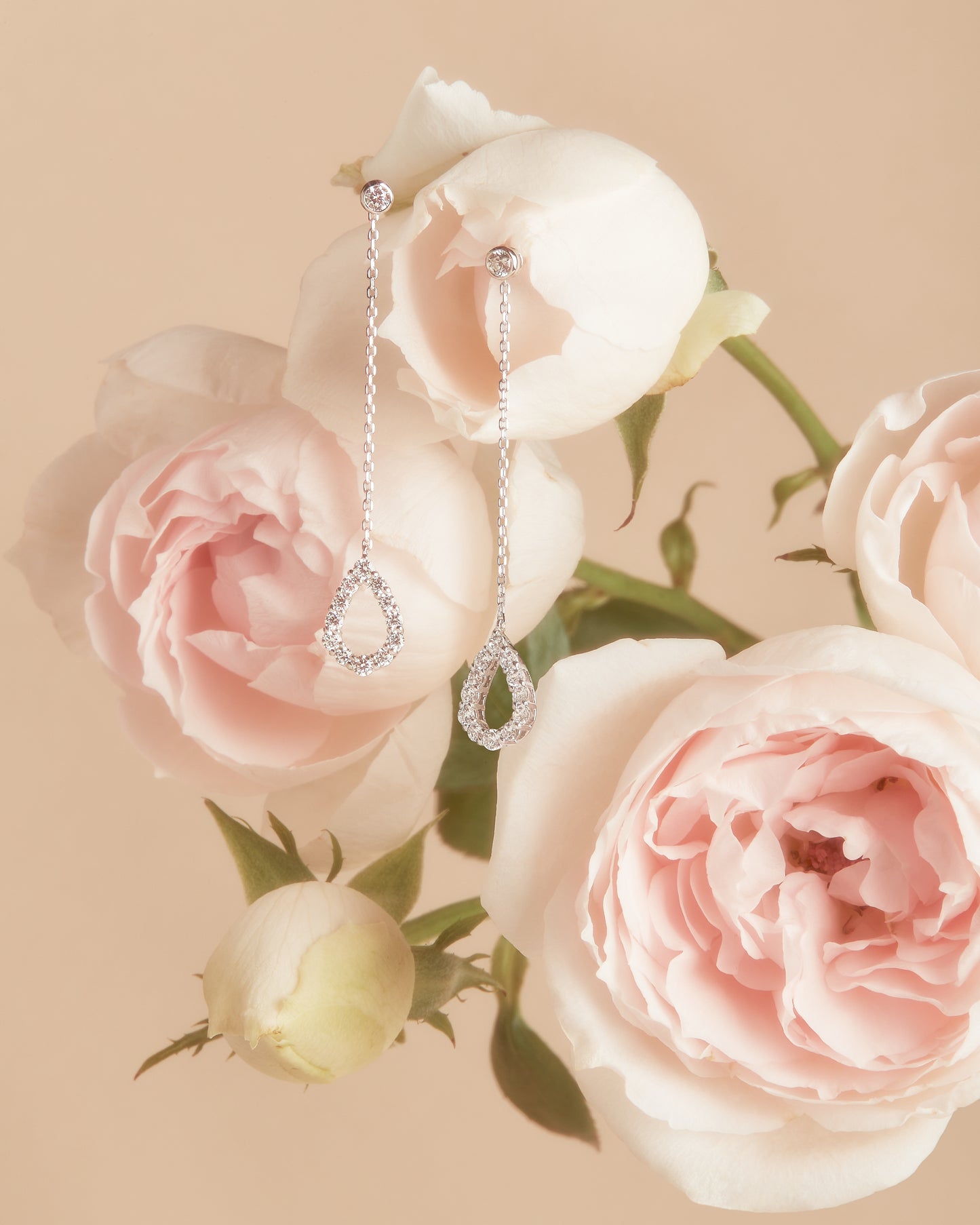 Sizukuピアス 2WAYチェーンタイプ (※シングル0.31ct&ペア0.62ct)