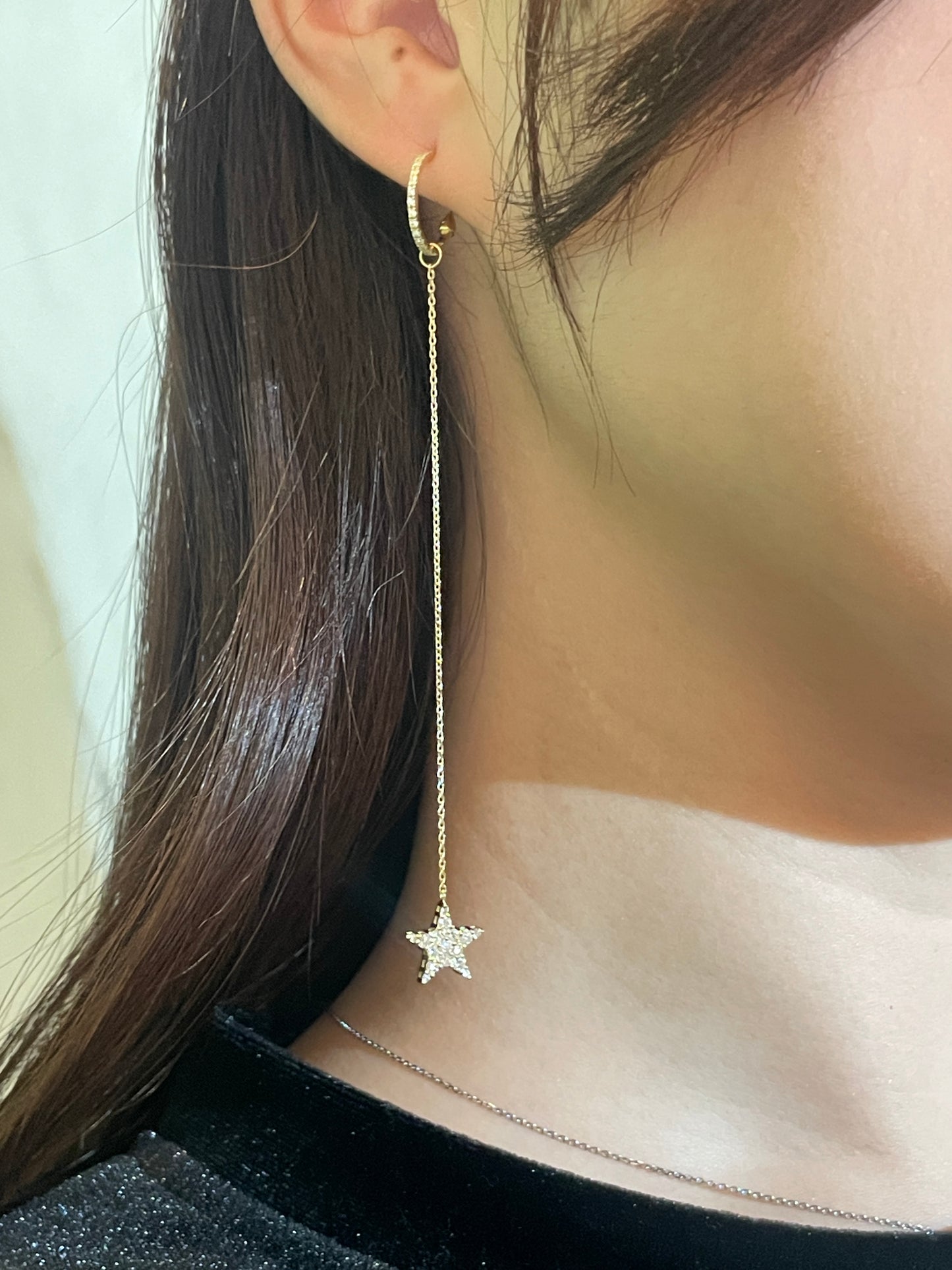 【即納可能】スターチャーム ロングチェーン シングル(着せ替えチャーム)