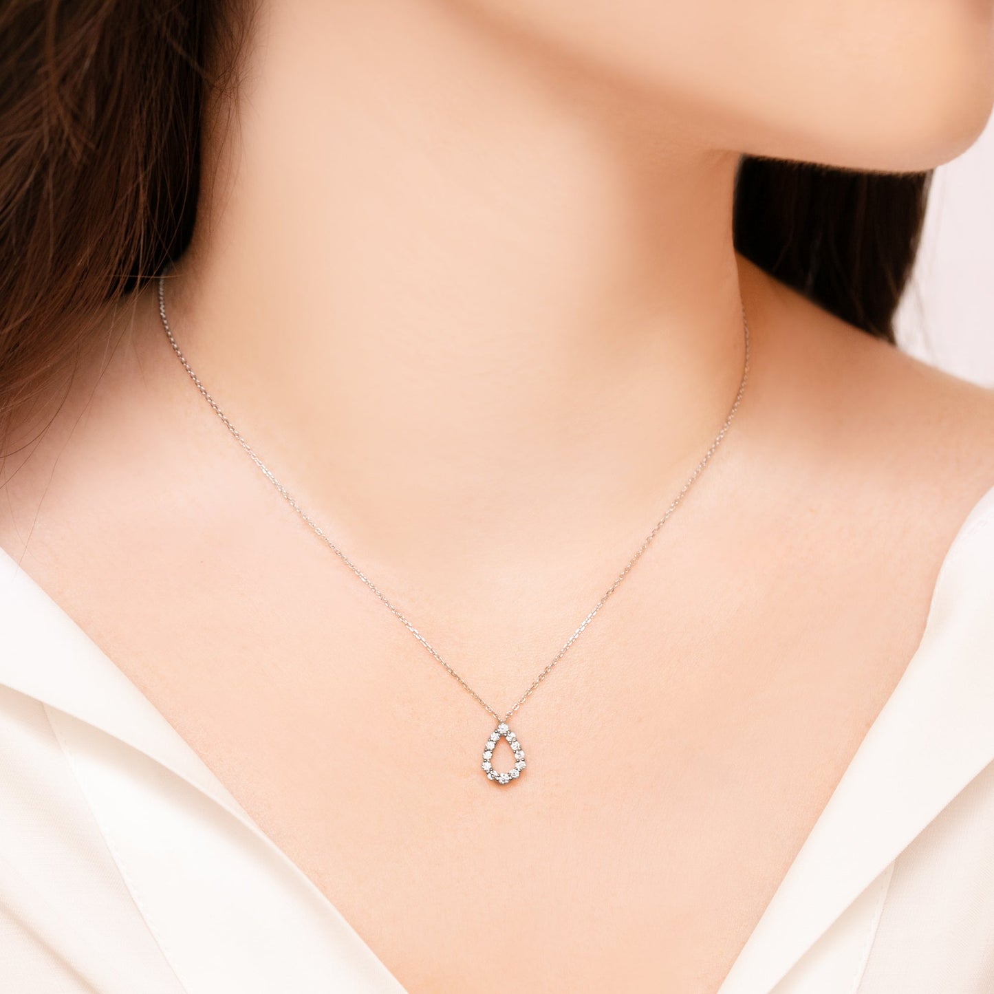 【即納可能】Sizukuネックレス (0.25ct)