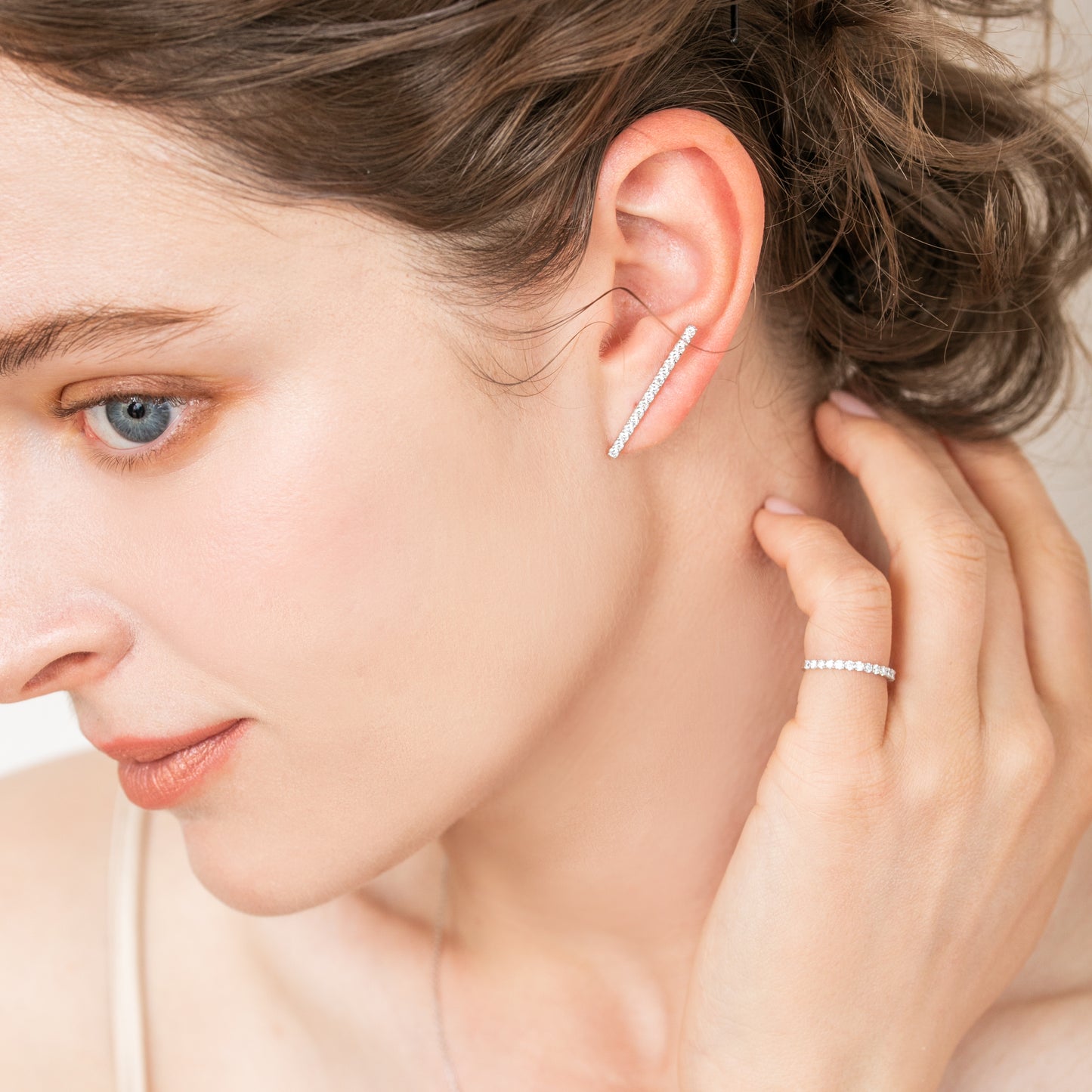 LINE ピアス (※シングル0.3ct&ペア0.6ct「Donation with AGIOIA」対象商品)