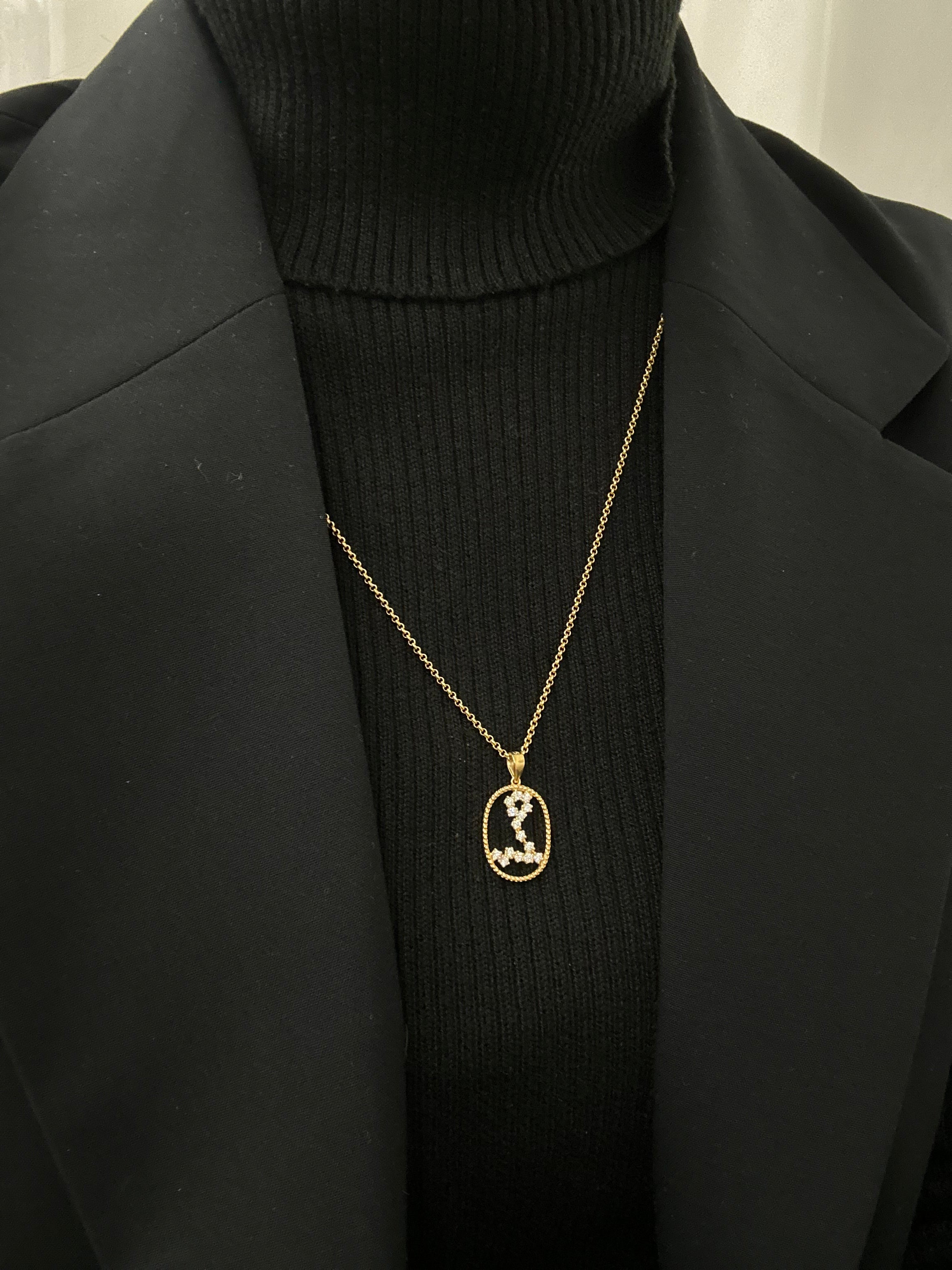 即納可能】うお座 (0.3ct) 12星座コンステレーション ロング