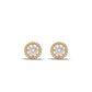 【即納可能】GIOIA  0.5ct+　2wayラウンドHaloピアス (※Dカラー)　ペア