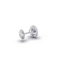 【即納可能】GIOIA  0.5ct+　2wayラウンドHaloピアス (※Dカラー)　ペア
