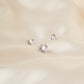 【即納可能】GIOIA  0.5ct+　2wayラウンドHaloピアス (※Dカラー)　ペア