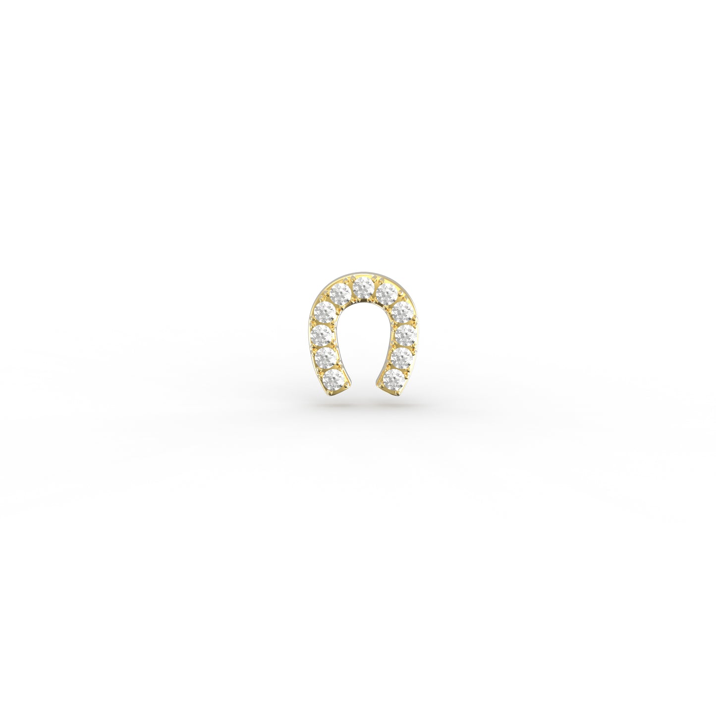 馬蹄 ピアス シングル（ポストタイプ）