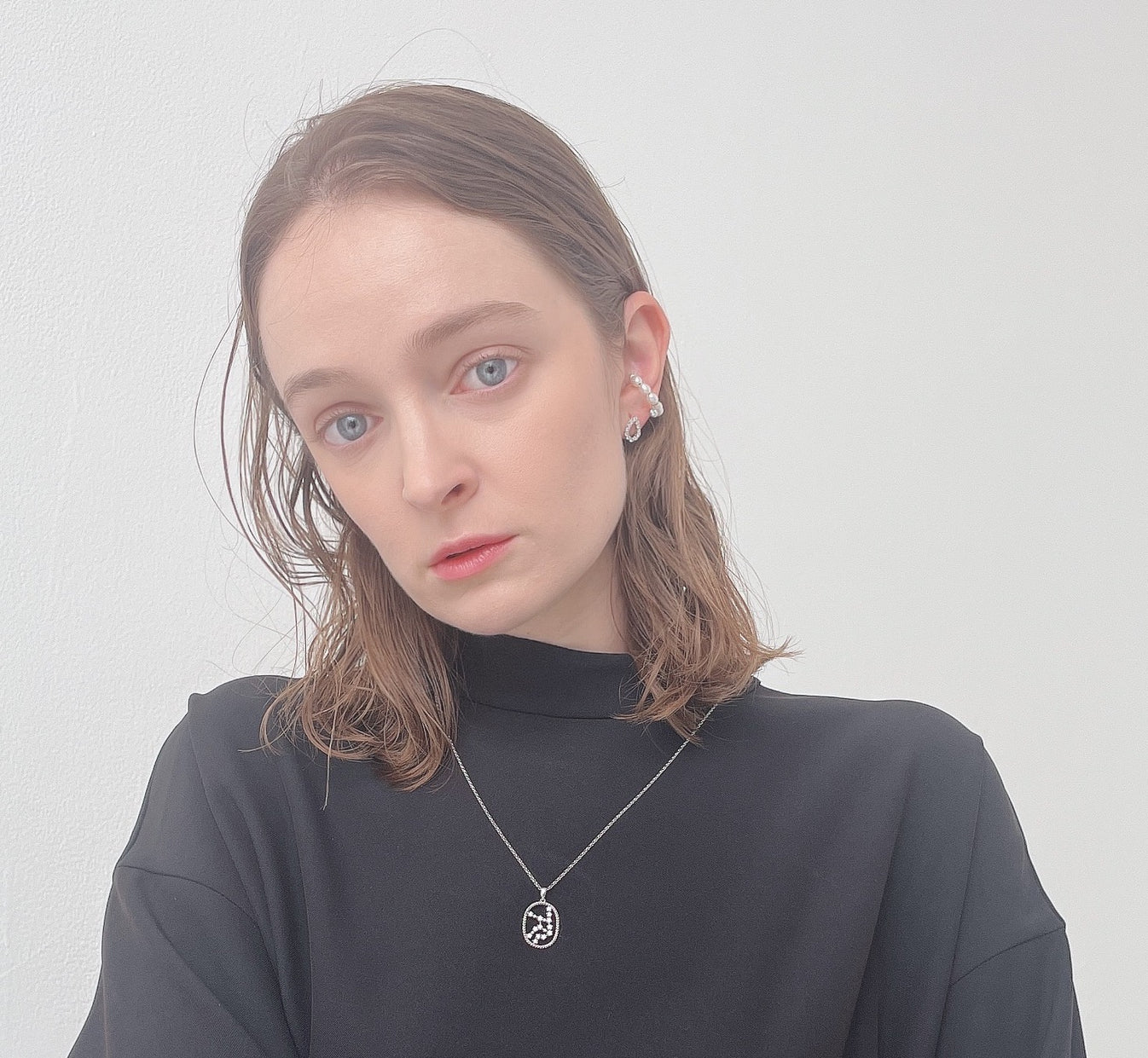 パールダイヤモンド 2wayイヤーカフリング